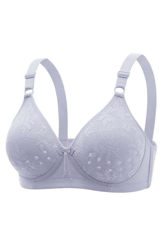Bras for Women Plus Size Backless Ultra-thin Bra Wirefree Compression Bras High Lift Close Breast Super Breathable Augmentation Underwear Super Breathable Soild Everyday Bra