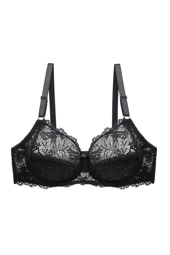 Bras for Women Plus Size Lace Backless Ultra-thin Bra Wirefree Compression Bras High Lift Close Breast Super Breathable Augmentation Underwear Super Breathable Soild Everyday Bra