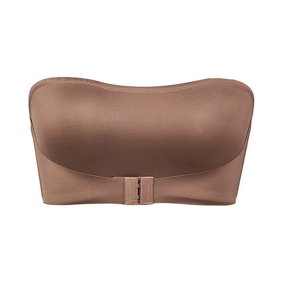 YABCSAZ Bras for Women Wireless Bandeau Bra Seamless Comfort Pads Wirefree Tube Top Bra Breathable Underwear