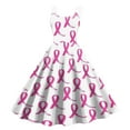 thumbnail image 1 of YABCSAZ Breast Cancer Dress for Women/Short Sleeve Dress/Crewneck Dress/Maxi Dress/Hoodie with Blessed Breast Cancer Pink Ribbon/Breast Cancer Awareness Breast Cancer Survivor Gifts for Women, 1 of 2
