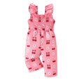 thumbnail image 1 of YABCSAZ Easter Toddler Baby Ruffled Sleeveless Romper Casual Summer Jumpsuits One-piece Pants Elastic Waist Rompers Funny Cute Eggs Bunnies Unisex Romper for Infant Baby Outfits Size 3 T, 1 of 3