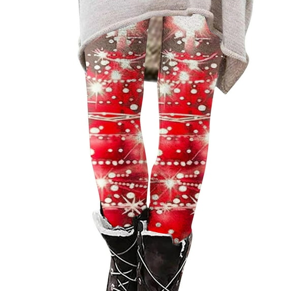 YABCSAZ Fleece Lined Leggings for Women Thermal Warm Winter Tights Yoga Pants High Waisted Butt Lifting Tummy Control Long Pants for Workout Running,Christmas Gifts for Women
