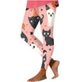 thumbnail image 1 of YABCSAZ Halloween Costumes Yoga Pants for Women Print Casual Slim Fit Drawstring Elastic High Waist Trousers Long Leg Pants Halloween Outfits,Fall Trendy Outfits, 1 of 6