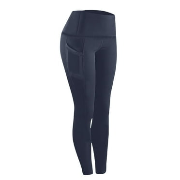 YABCSAZ High Waisted Black Leggings for Women Plus Size Soft Yoga Pants Tummy Control Butt Lifting Leggings with Pockets,Capri Long Pants Leggings for Workout Athletic Running Cycling