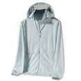 thumbnail image 1 of YABCSAZ Jackets for Men Sun Protection Hoodie Tops UPF 50+ Lightweight Summer Casual Jackets Long Sleeve UV SPF T-Shirts with Zip Pockets Rash Guard Fishing Athletic Workout Hoodie for Hiking Jogging, 1 of 3