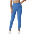 thumbnail image 1 of YABCSAZ Leggings for Women Butt Lifting High Waist Yoga Pants Tummy Control Workout Running Yoga Pants, No Front Seam Leggings Strength Black leggings Women Soft Plus Size Leggings Maternity, 1 of 6