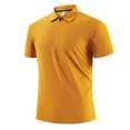 thumbnail image 1 of YABCSAZ Men's Athletic Shirts Short Sleeve Casual Shirts Zipper V Neck Regular Fit Tops Dress Shirts for Hiking Fishing, Summer Flex Relaxed Breathable Men's Shirts, 1 of 4
