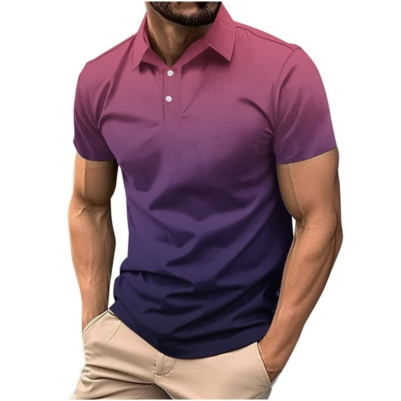 YABCSAZ Men's Classic T-Shirt Button Short Sleeve Moisture-Wicking V Neck Tee Undershirts Summer Casual Loose Fit Comfortable Soft Tops Outdoor Daily Gym Workout Athletic Shirts