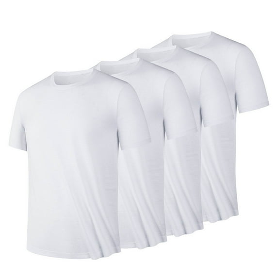 YABCSAZ Men's Classic T-Shirt Short Sleeve Moisture-Wicking V Neck Tee Undershirts Summer Casual Loose Fit Comfortable Soft Tops Outdoor Daily Gym Workout Athletic Shirts