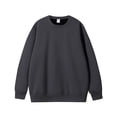 thumbnail image 1 of YABCSAZ Men's Fleece Crewneck Sweatshirt Thick Loose fit Soft Basic Pullover Sweatshirt S-3XL, 1 of 2