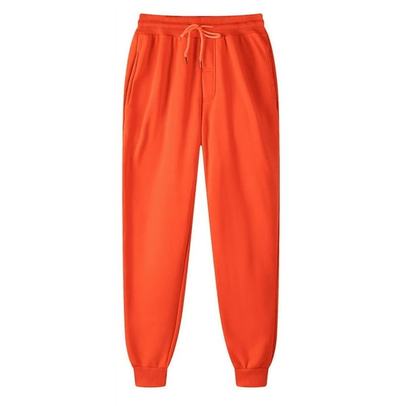 YABCSAZ Men's Fleece Sweatpants with Zipper Pockets Tapered Casual Joggers for Men Athletic Pants for Workout, Jogging, Running Summer Saving Clearance!