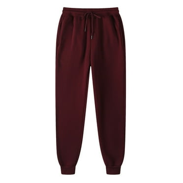 YABCSAZ Men's Fleece Sweatpants with Zipper Pockets Tapered Casual Joggers for Men Athletic Pants for Workout, Jogging, Running
