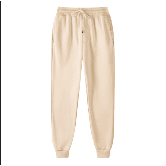 YABCSAZ Men's Fleece Sweatpants with Zipper Pockets Tapered Casual Joggers for Men Athletic Pants for Workout, Jogging, Running