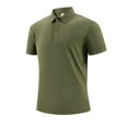 thumbnail image 1 of YABCSAZ Men's Henley Shirts Breathable Dry Quikly T-Shirts Short Sleeve Shirts Summer Flex Relaxed Men's Summer Casual Shirts, Regular Fit Tops Athletic Shirts for Hiking Fishing Jogging, 1 of 9