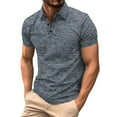 thumbnail image 1 of YABCSAZ Men's Henley Shirts Short Sleeve Classic Mens T-Shirts Regular Fit Tops for Hiking Fishing, Summer Casual Shirts Wedding Shirt Flex Relaxed Oxford Shirt for Men, 1 of 8