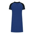 thumbnail image 1 of YABCSAZ Men's Nightshirt Robe Short Sleeve Long Gown Round Neck Collar Blouse Tops Shirt Nightgown Henley Sleep Gowns Nightwear for Sleeping, 1 of 4