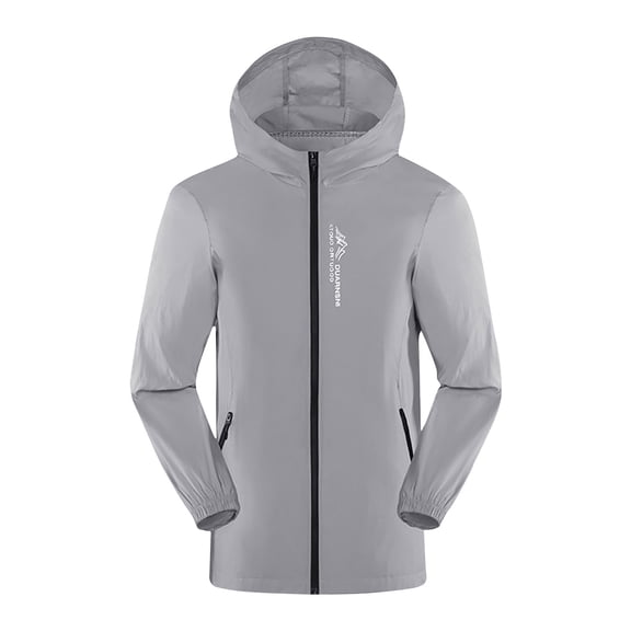 YABCSAZ Men's Softshell Military Jacket Windbreaker Packable Rain Jacket Lightweight Golf Rain Coat Inner Pocket for Camping Hiking Cycling