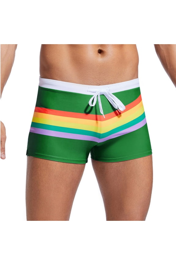 Men's Swim Shorts Briefs Professional Training Rash Guard Sports Tights Swimming Jammer Cool Dry Active Sports Trunk with Drawstring,Bathing Suits Mens Underwear for Beach Travel
