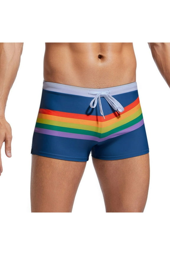 Men's Swim Shorts Briefs Professional Training Rash Guard Sports Tights Swimming Jammer Cool Dry Active Sports Trunk with Drawstring,Bathing Suits Mens Underwear for Beach Travel