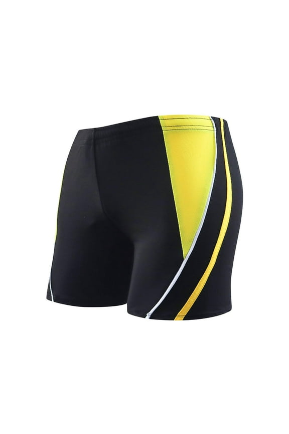 Men's Swim Shorts Underwear Boxer Briefs Professional Training Rash Guard Sports Tights Swimming Jammer Cool Dry Active Sports Trunks Beach Bathing Suit Panties for Mens