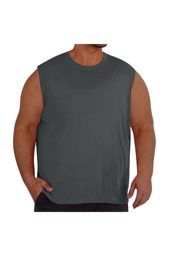 Men's Tank Tops Oversize Compression Muscle Tank Slimming Body Shaper Vest Y-Back Shirt Moisture-Wicking Tank Workout Undershirts Gym Tank Tops Athletic Shirts for Men