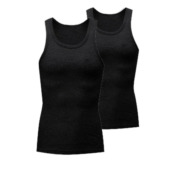 YABCSAZ Men's Tank Tops Sleeveless Muscle Tank Undershirts Lightweight Tanks Athletic Vest Bodybuilding Fitness T-Shirts for Men,Summer Casual A-Shirt Tanks for Workout Gym,2-Pack