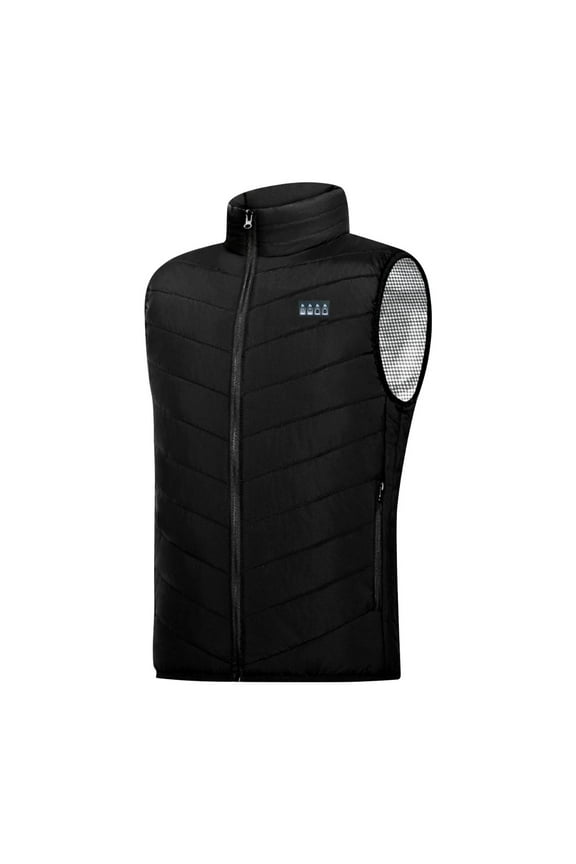 Mens Heated Vest 21 Heating Zones 4 Control USB Charging Heated Jacket Lightweight Water&Wind Resistant Heated Vest Electric Outdoors Coats Halloween Christmas Gift