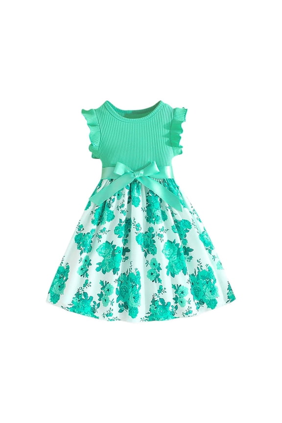 Newborn Infant Baby Girl Dresses Lace Sleeveless Tank Dress Cotton Soft Comfy Dress Tutu Dress Bow Bag Fart Jumpsuit Boho Clothes Photo Shoot Toddler Baby 1st Birthday Outfit Size 4T