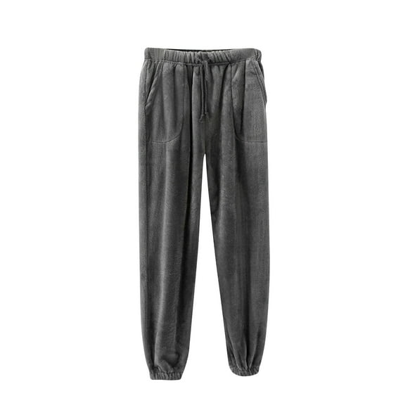 YABCSAZ Pajama Pants for Women Fleece Casual Loose Pants High Wait Drawstring Sleepwear Warm Lounge Pjs with Pockerts,Fall Winter Outfits,Chrismas Gifts for Women