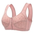 thumbnail image 1 of YABCSAZ Plus Size Bras,Bras for Women Wirefree Compression Sports Bra Front Closure Bras for Women Close Breast Augmentation Underwear Wire-Free Bra Breastfeeding Bralette, 1 of 3