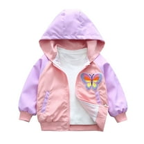 YABCSAZ Rain Jacket for Toddler Baby Boys and Girls, Light Weight Wind-Resistant, Water-Resistant Puffer Jacket Zip Up Coats Infant Newborn Jacket,Christmas Gifts Size 130 6 Years