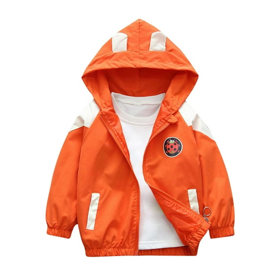 YABCSAZ Rain Jacket for Toddler Baby Boys and Girls, Light Weight Wind-Resistant, Water-Resistant Puffer Jacket Zip Up Coats Infant Newborn Jacket,Christmas Gifts Size 100 18 Months