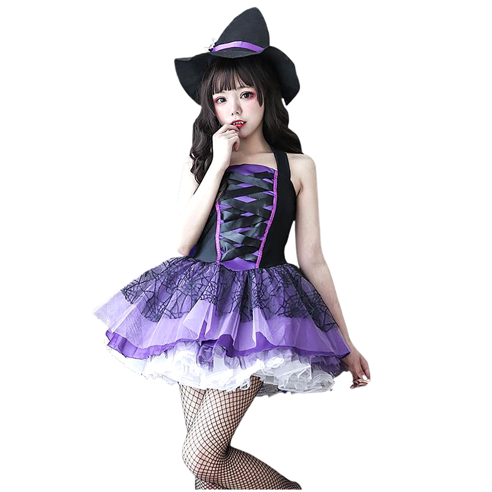 Morticia Addams Inspired Gothic Witch Floor Dress - Vintage Women's Halloween Costume