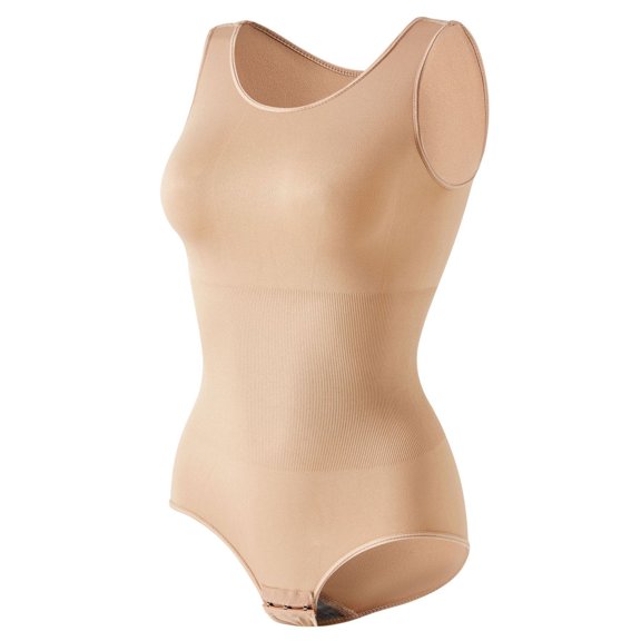 YABCSAZ Shapewear for Women Tummy Control Bodysuit Sleeveless Tank Seamless Body Shaper Underwear Waist Cincher Corset, Sculpting Snatched Waist Trainer Postpartum Support Shaper Thong Body Suit