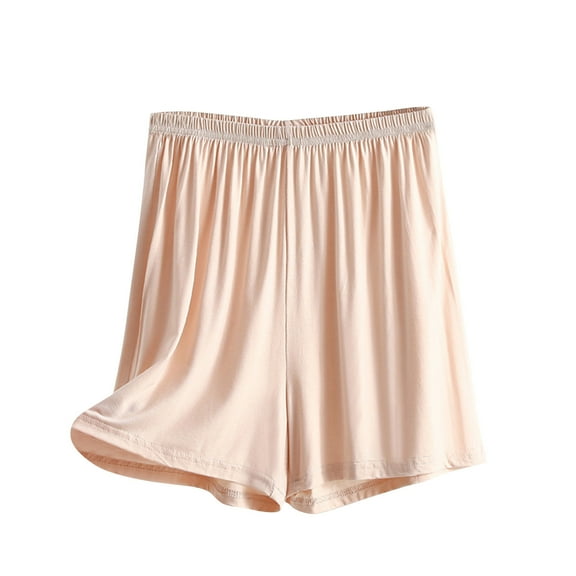 YABCSAZ Shorts for Women Cotton Summer Pajama Shorts Loose Casual Shorts Plus Size Wide Leg Bermuda Shorts Soft Comrfortable Pjs Shorts