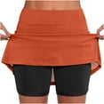 thumbnail image 1 of YABCSAZ Shorts for Women High Waisted Slim Yoga Pants Summer Casual Solid Color Short Pants Plus Size Comfy Elastic Waist Mid-waist Skirt Pants, 1 of 6
