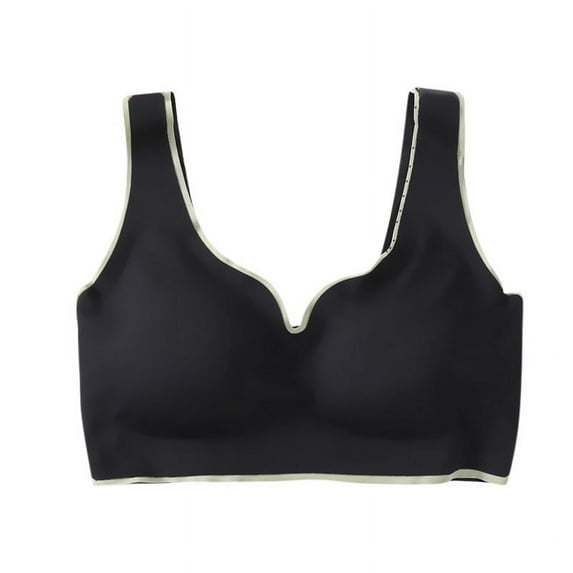 YABCSAZ Sports Bras for Women Seamless Wirless Padded Plus Size Bralettes Tank Tops Support Strappy Everyday Sleeping Underwire for Workout Yoga Running Gym