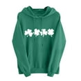 thumbnail image 1 of YABCSAZ St Patrick's Day Sweatshirts for Women Casaul Loose Oversize Shirts Long Sleeve Irish Shirts Shamrock Clover Printed Blouse, Paddy's Day Great Parade Tops, 1 of 5