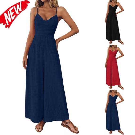 YABCSAZ Summer Dresses for Women Sleeveless Deep V-Neck Sexy Elegant Wedding Dresses Maxi Sundress Solid Color Bodycon Evening Cocktail Formal Dress for Women