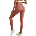 thumbnail image 1 of YABCSAZ Super High Waisted Butterluxe Yoga Pants Buttery Soft Workout Leggings Tummy Control Pants for Women Over Belly, 1 of 4