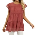 thumbnail image 1 of YABCSAZ Tank Tops for Women 2024 Sleeveless Round Neck Tank Summer Casual Solid Color T-Shirt Tops Plus Size Loose Fit Tank Tops Clothes Outfits 2024, 1 of 5