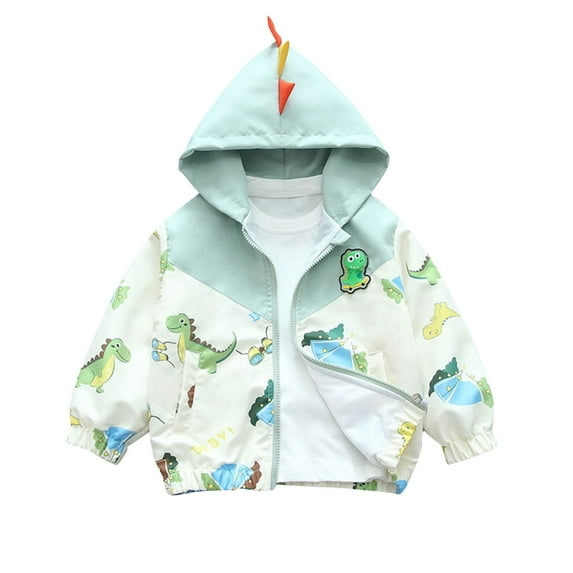 YABCSAZ Toddler Baby Boys and Girls's Rain Jacket, Medium Weight Wind-Resistant, Water-Resistant Puffer Jacket Zip Up Coats for Infant Newborn Jacket,Christmas Gifts Size 110 2 Years