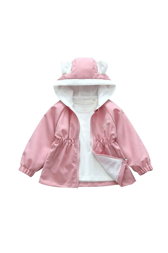 Toddler Baby Girls's Rain Jacket,Light Weight Wind-Resistant, Water-Resistant Puffer Jacket Zip Up Coats for Infant Newborn Jacket,Christmas Gifts Size 160 12Years