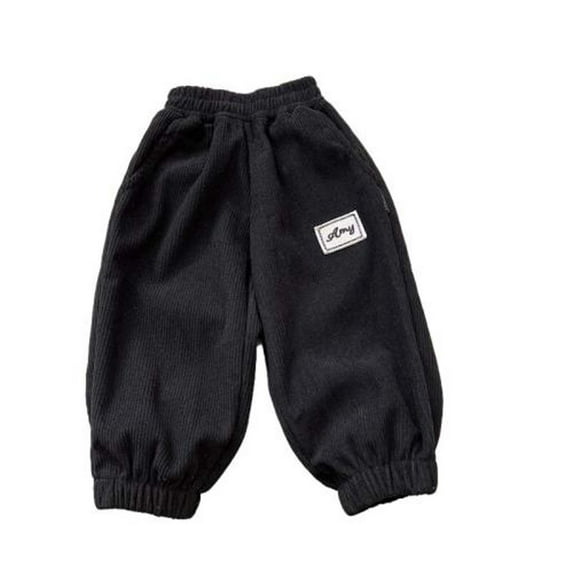 YABCSAZ Toddler Baby Halen Pants for Girls Boys High Waist Jogger Neutral Pant Thermal Pants Kids Thermal Pants Infants Unisex Fitting Swetpants for Athletic Running Play Games Size 3 Years