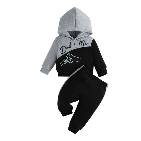 YABCSAZ Toddler Baby Sets Cotton Long Sleeve Round Neck Children Hoodies + Pants 2 Piece Print Sleepers Casual Pajama Loose Soft Sleepwear Fall Outfits Girls Boys Unisex Kids Size 6 Months