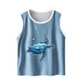 thumbnail image 1 of YABCSAZ Toddler Boys Girls Summer Outfits Sleeveless Tank Tops Loose Fit Active Tee Shirts Kids Casual T-Shirts Blouses Funny Cute Printed Shirts Tops Baby Clothes Size 14 T, 1 of 6