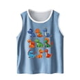 thumbnail image 1 of YABCSAZ Toddler Boys Girls Summer Outfits Sleeveless Tank Tops Loose Fit Active Tee Shirts Kids Casual T-Shirts Blouses Funny Cute Printed Shirts Tops Baby Clothes Size 3 T, 1 of 6