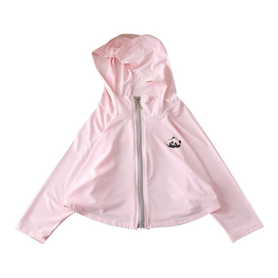 YABCSAZ Toddler Girls Boys Lightweight Sunscreen Hoodie Sun Protection UPF 50+ Coat Jacket Baby Long Sleeve Rash Guard Outwear Swim Shirt for Baby Kids Young Children Size 9 Years