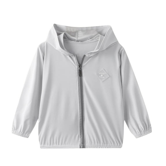 YABCSAZ Toddler Girls Boys Lightweight Sunscreen Hoodie Sun Protection UPF 50  Coat Jacket Baby Long Sleeve Rash Guard Swim Shirt Baby Kids Young Children Outwear Size 4 Years