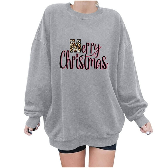 YABCSAZ Ugly Christmas Sweater Sweatshirts for Women Plus Size Cable Knit Pullover Sweaters Loose Long Sleeve Tops Santa Claus Cap Graphic Printed Chunky Jumper Tops Oversized,Gifts for Women